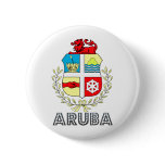 Aruba Coat of Arms Pinback Buttons