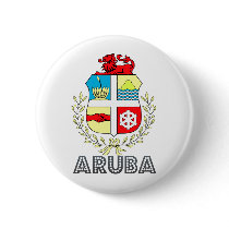 Aruba Coat of Arms Pinback Buttons