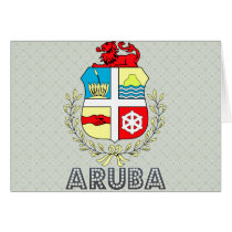 Aruba Coat of Arms Greeting Card