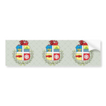 Aruba Coat of Arms detail Bumper Stickers