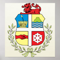 Aruba Coat of Arms detail Poster