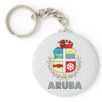 Aruba Coat of Arms Key Chain