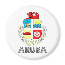 Aruba Coat of Arms Magnet