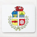 Aruba Coat of Arms Mousepad