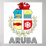 Aruba Coat of Arms posters