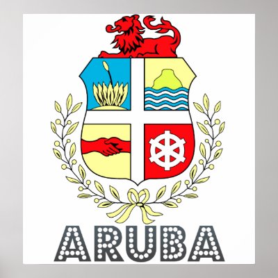 Aruba Coat of Arms Posters by representmycountry