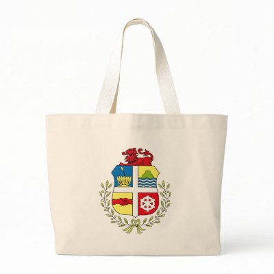 Aruba Coat of Arms Tote Bag by FlagTshirts
