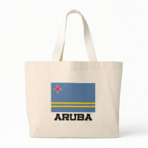 Aruba Flag Canvas Bag