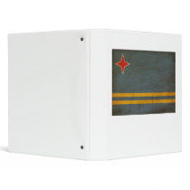 Aruba Flag Vinyl Binders