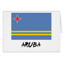 Aruba Flag Card