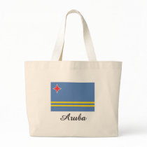 Aruba Flag Design Canvas Bags