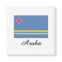 Aruba Flag Design Magnet