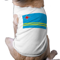 Aruba Flag pet clothing by flagshirts Aruba Flag pet clothing