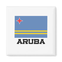 Aruba Flag Fridge Magnet