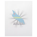 Aruba Flag Map 2.0 Customized Letterhead