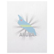 Aruba Flag Map 2.0 Customized Letterhead