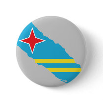 Aruba flag map pinback button