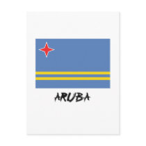 Aruba Flag Postcards