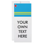 Aruba Flag Rack Cards