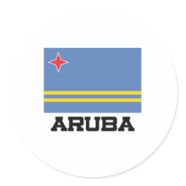 Aruba Flag stickers by tshirtshirts Aruba Flag stickers