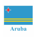 Aruba Flag with Name shirt