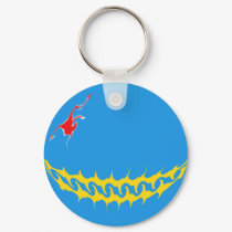 Aruba Gnarly Flag keychains