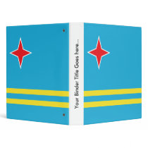 Aruba High quality Flag Vinyl Binder