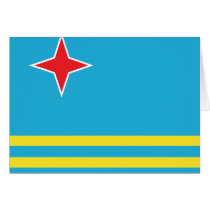 Aruba High quality Flag Card