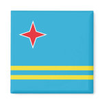 Aruba High quality Flag Magnet