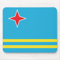 Aruba High quality Flag Mouse Pads