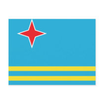 Aruba High quality Flag Post Cards