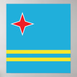 Aruba High quality Flag Print