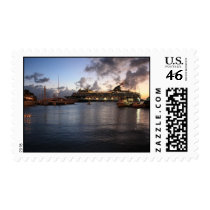 Aruba Marina with Cruiseship postage by Diepgang Aruba Marina with Cruiseship postage