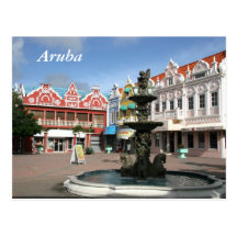 Aruba, Oranjestad Post Card