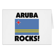 Aruba Rocks Card