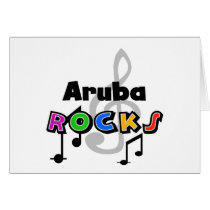 Aruba Rocks Greeting Card