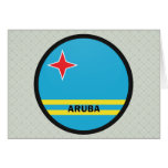 Aruba Roundel quality Flag Greeting Cards