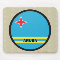 Aruba Roundel quality Flag Mouse Pad