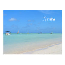 Aruba Sailboarding Postcard