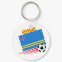 Aruba Soccer Team keychains by worldwidesoccer Aruba Soccer Team keychains