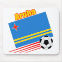 Aruba Soccer Team mousepads by worldwidesoccer Aruba Soccer Team mousepads