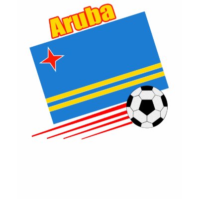 Aruba Soccer Team T Shirts by worldwidesoccer