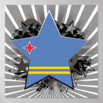 Aruba Star Posters