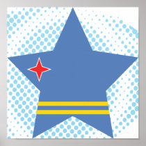 Aruba Star Poster