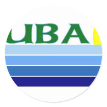 Aruba Round Stickers
