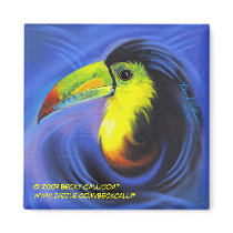 Aruba Toucan magnet