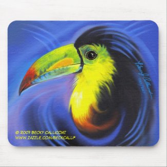 Aruba Toucan mousepad mousepad