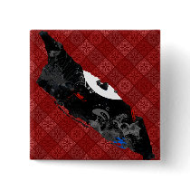 Aruba Trendy Peace Sign with Aruban map Pins