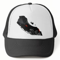 Aruba Trendy Peace Sign with Aruban map Trucker Hat