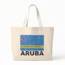 Aruba Vintage Flag Tote Bag